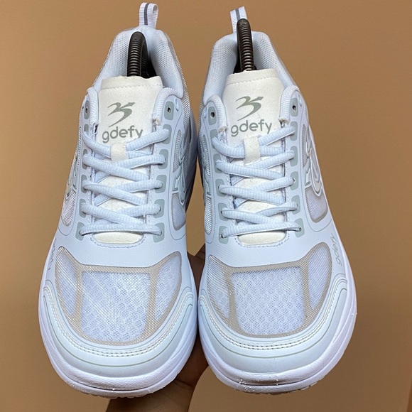 Gdefy Gravity Defyer Ion Orthopedic Sneakers “White Gray” Size 9 - Picture 13 of 16